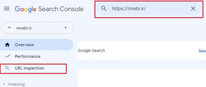 با ابزار URL Ispection در سرچ کنسول می تونید تمام اطلاعات درباره یک URL خاص از سرچ کنسول رو ببینید