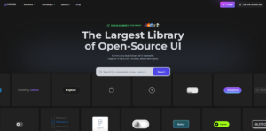 یکی از بهترین منابع برای دسترسی به عناصر طراحی UI آماده، سایت Uiverse.io است.